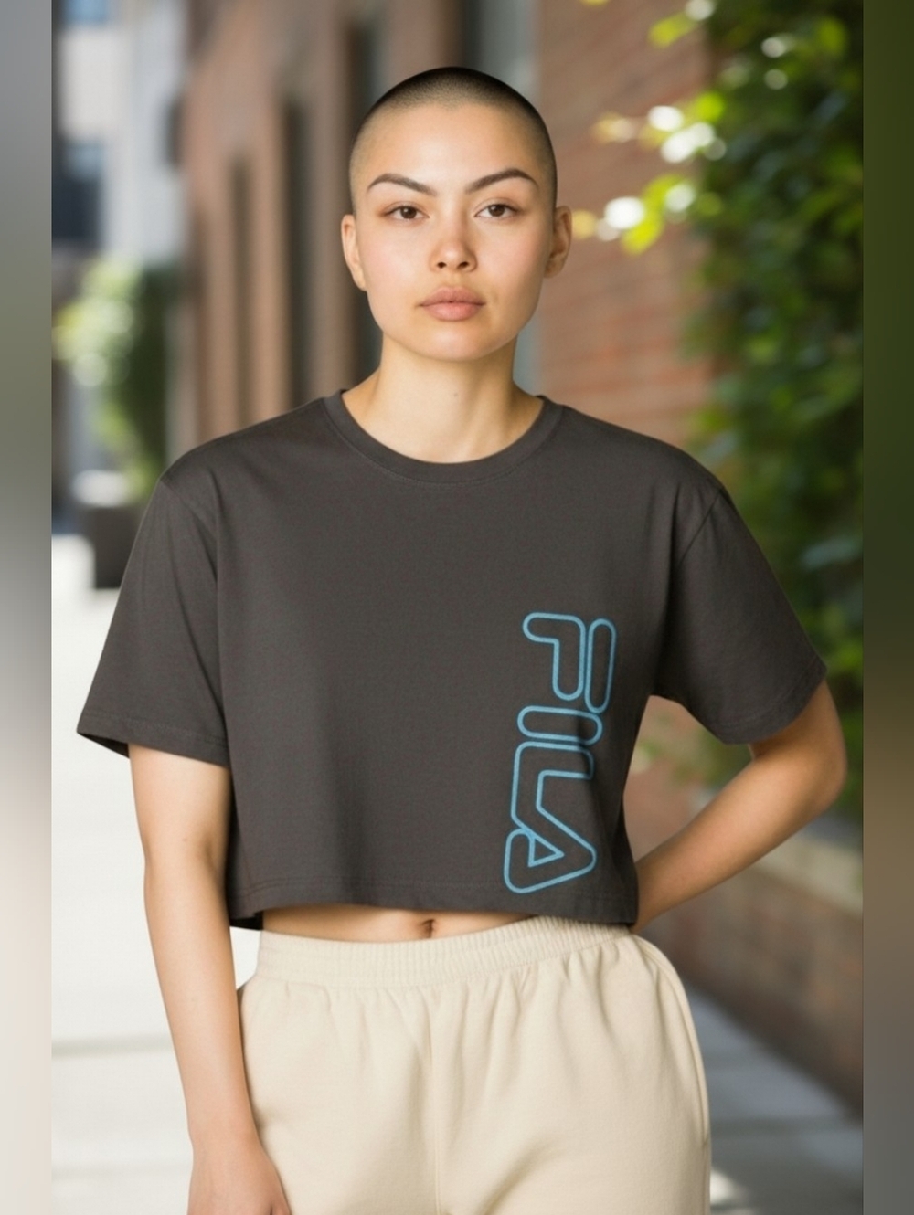 NWT Fila Crop Top T Shirt  (T33)